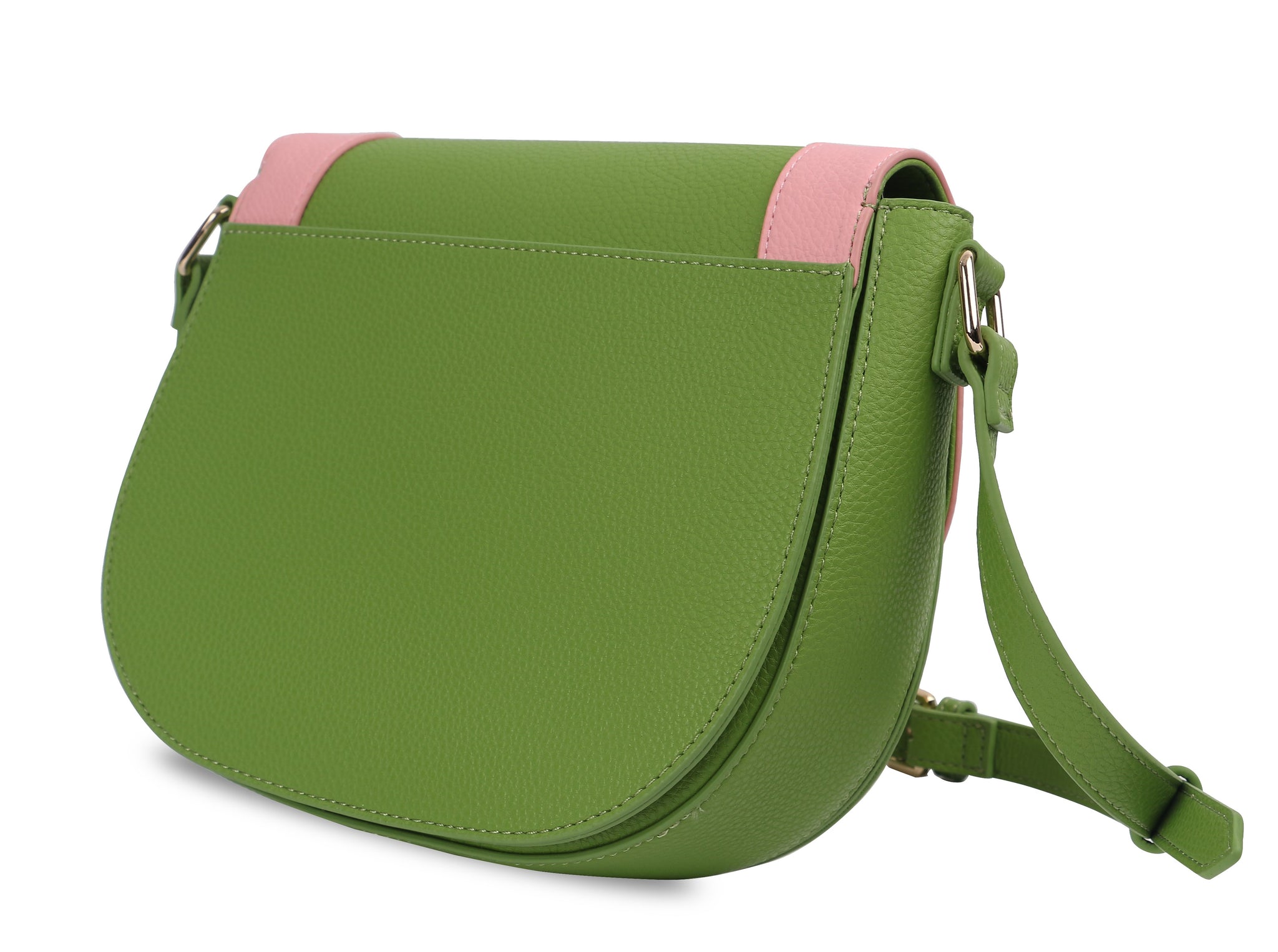 Magnifique Women's Hand/Sling/Side Bag/purse Polyurethane Western (Green)